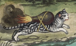 applebeansokay:  septembriseur:  Rocket cats in the 15th century.