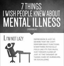 awake-society: Infograph by: Schizophrenic NYC  “Mental Illness