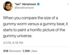 whitepeopletwitter:The Gummy-verse