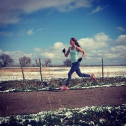 nicerunningday:  Kara Goucher, Colorado.