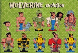 wolverineholic:  Wolverine Evolution by Olivier Fritsch Gomez