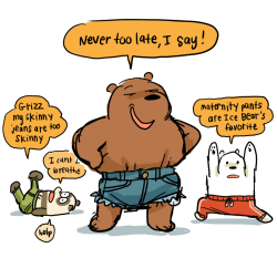 maddiesharafian:  Never too late to put some pants on those bears. 