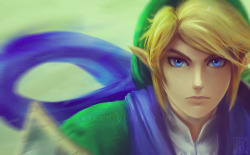 uniquelegend:  My artwork of Link in Hyrule Warriors, a Zelda