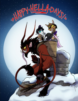 dinolich: Happy Helladays and Merry Krampus, one and all!