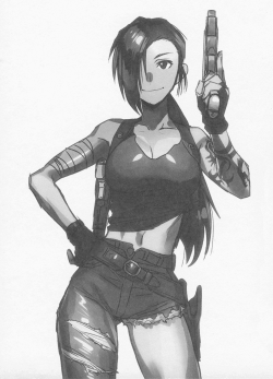 animeslovenija:  This is how Revy looked in 1996, when Rei Hiroe