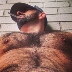 hirsutehypersex:  Smokin #gay #gym #gayarab #hairygay #bigmeat