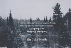 staylnspired:  The Color Morale|Smoke And Mirrors 