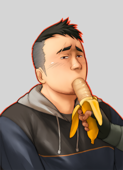 takahirosi:  Feed me-somehow, banana with condom looks more appetizing