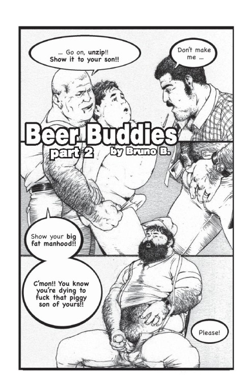 gaycomicparadise:  Beer BuddiesÂ byÂ Bruno B.Â (2/2) 