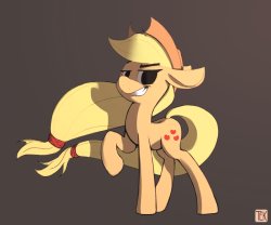 hundekuche-displosio:  Applejack by Teknibaal  B3 Awwye