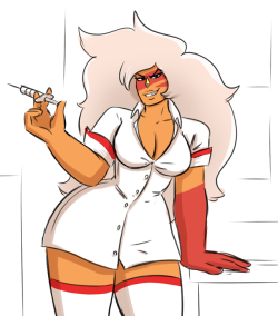 Nurse Jasper is ready to give you a check up!