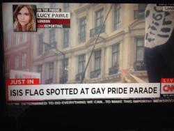 muslimfeminist:  kawrage:  CNN confused a flag that’s comprised