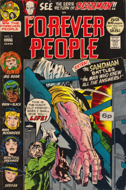 Forever People No. 9 (DC Comics, 1972). Cover art by Jack Kirby.From