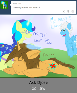 ask-djose:  promote-a-pony:  Featuring: ask-djose - SFW His blog