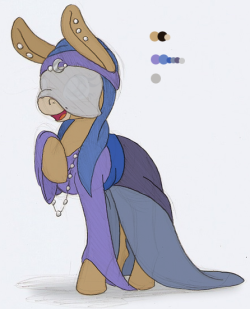 thedenofravenpuff: Wiselle the Mystical Donkey Just a quick colour