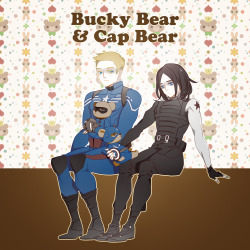 givethepoorbabysomemilk:  BUCKY BEAR & CAP BEAR❤ 
