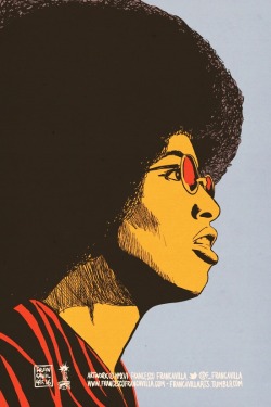 francavillarts:  ~~ ANGELA DAVIS ~~ Art by Francesco Francavilla