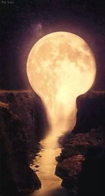Luna lunita lunera iluminala todas las noches