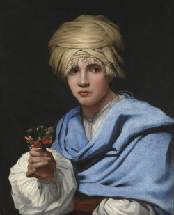 somanyhumanbeings:Michiel Sweerts, Boy in a Turban holding a