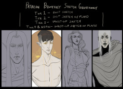 UPDATE: Biweekly Sketch GiveawayAs an added bonus in all of this