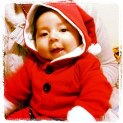 Mi sobrino Santiago!!!! :3 #Santiago #Santaclos #navidad #christmas