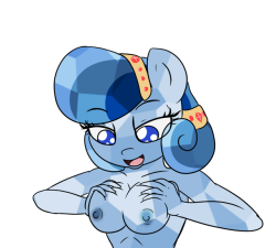 fluttadraw-nsfw:  Even though it’s a crystal pony, they’re