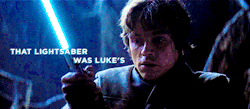 r-skywalker:    “What is it?”“It’s your father’s lightsaber.