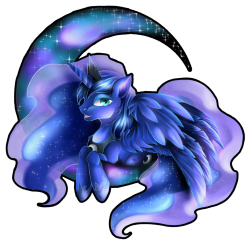 judhudson:  Princess Luna Charm by MadArtistParadise   <3