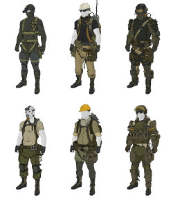 rocketumbl:  Metal Gear Online  Concept Art 