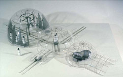 letargos:  Dennis Oppenheim, Snowman Factory, 1996 