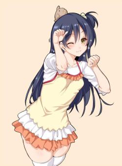 trin76:  sonoda umi (love live! school idol project) drawn by