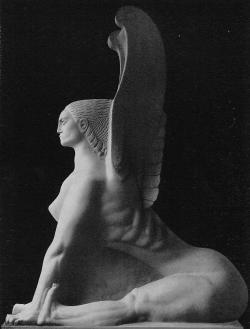 cafeinevitable:  Sphinx from the Temple of Kosovo, Rome 1911