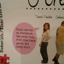 This is my middle school yearbook… I figured out men at