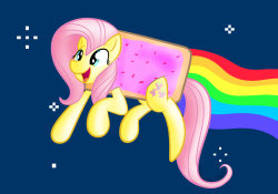 mlpfim-fanart:  Nyan….shy? by ~Wonder-Waffle  X3!