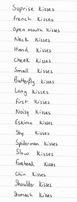 pretty much just down with kisses