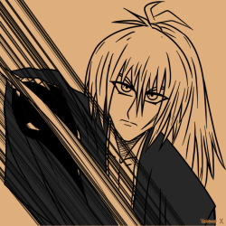 xenopolis: Inktober Nº29 Himura Kenshin de Rurouni Kenshin. El inktober de hoy va dedicado a la mítica obra de Nobuhiro Watsuki. Aquí otra versión: 