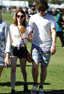 illumizolydck:  Evan Peters & Emma Roberts at Coachella,