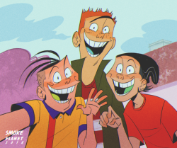 icy-roulette:  smokeplanet:  ed edd n eddy screenshot redraw!