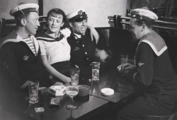 kvetchlandia:Brassaï     Conchita with Sailors, Place d'Italie,