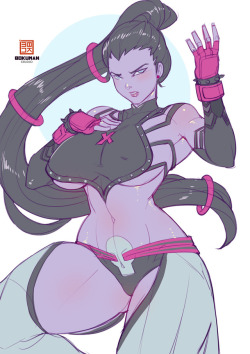 bokuman:  Widowmaker/Juri! Many people asked for this mashup,