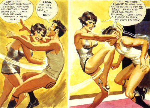 Bonnie and Clara / Pages 40-42Pulp fiction femdom comics