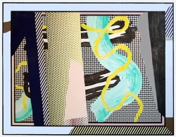 Reflections on Brushstrokes by Roy Lichtenstein