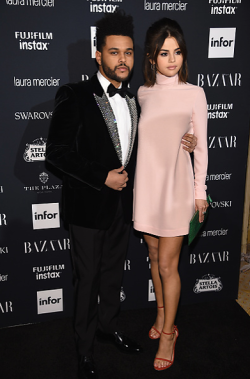 infatuatedbythefamestatus:  The Weeknd and Selena Gomez attend