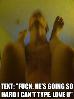 wifessexybeast:  I want a textFrom my wife like that