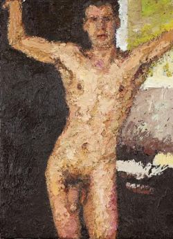 o-sch:  o-sch:  ​Yisrael Dror Hemed“Nude”Oil on canvas,