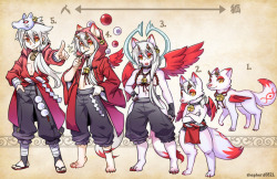  OC types - kitsune   commission for my GF http://missaka.tumblr.com/