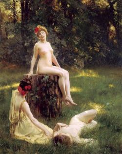 yolandart:  Julius LeBlanc Stewart, 1900. “The Glade”. 