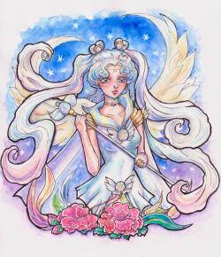 senshi-moon-empire:  Sailor Cosmos by Verbeley