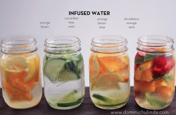 having-a-healthy-lifestyle:  Infused water 