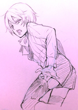 chirusse:  Alois sketch - Yana Toboso   Colored by: xx